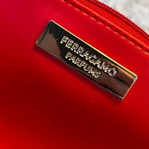 Ferragamo Parfums Red Clutch